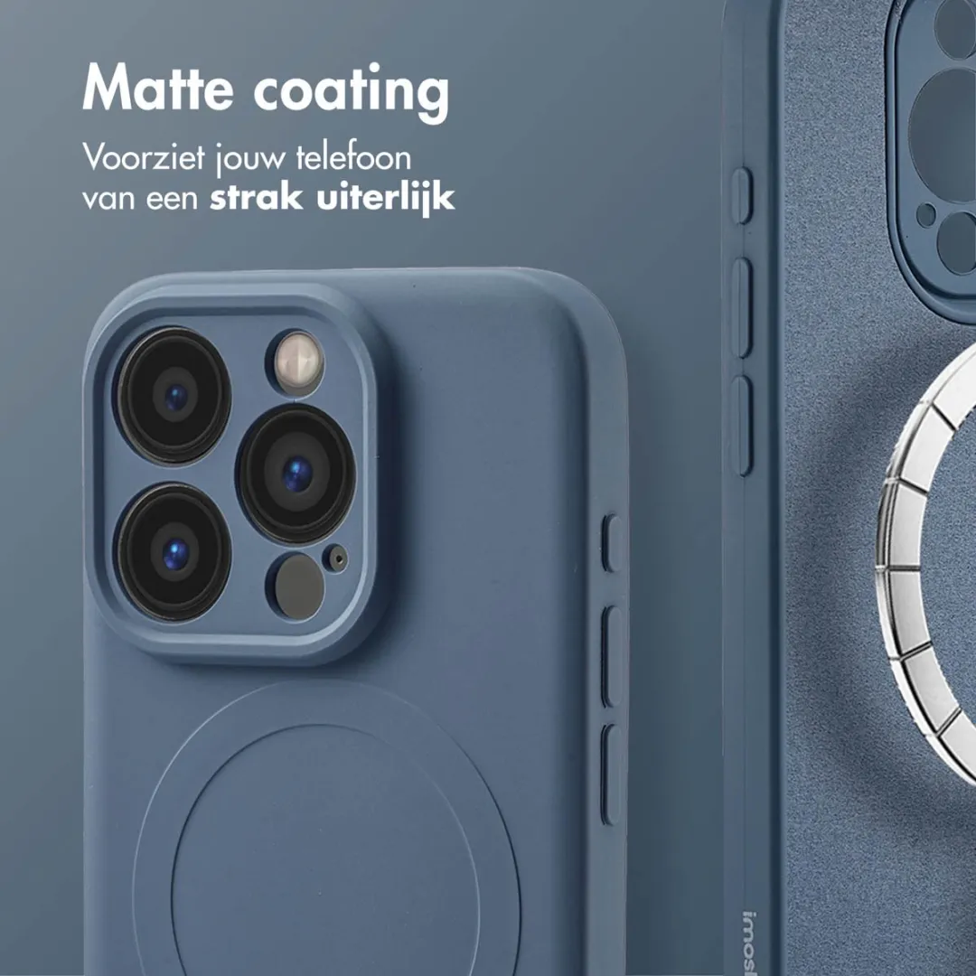 Imoshion Hoesje iPhone 15 Pro MagSafe - Donkerblauw