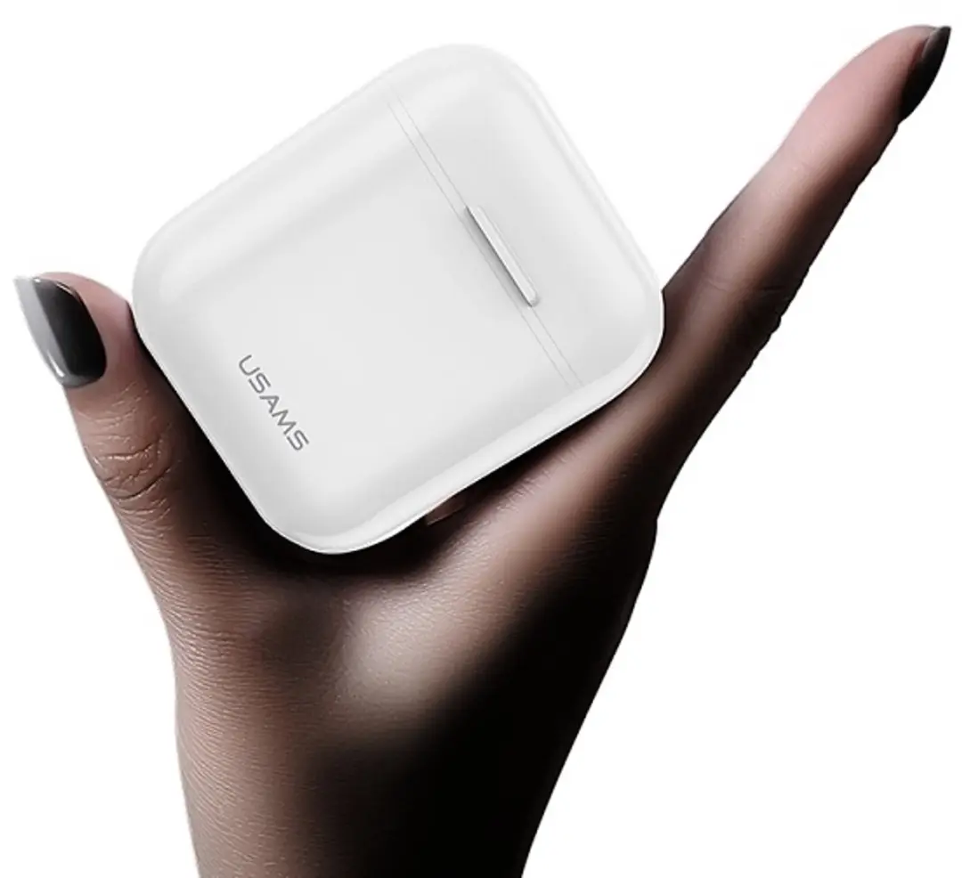 USAMS LU-serie US-LU001 Bluetooth Hoofdtelefoon - Wit - afbeelding 4 van 4