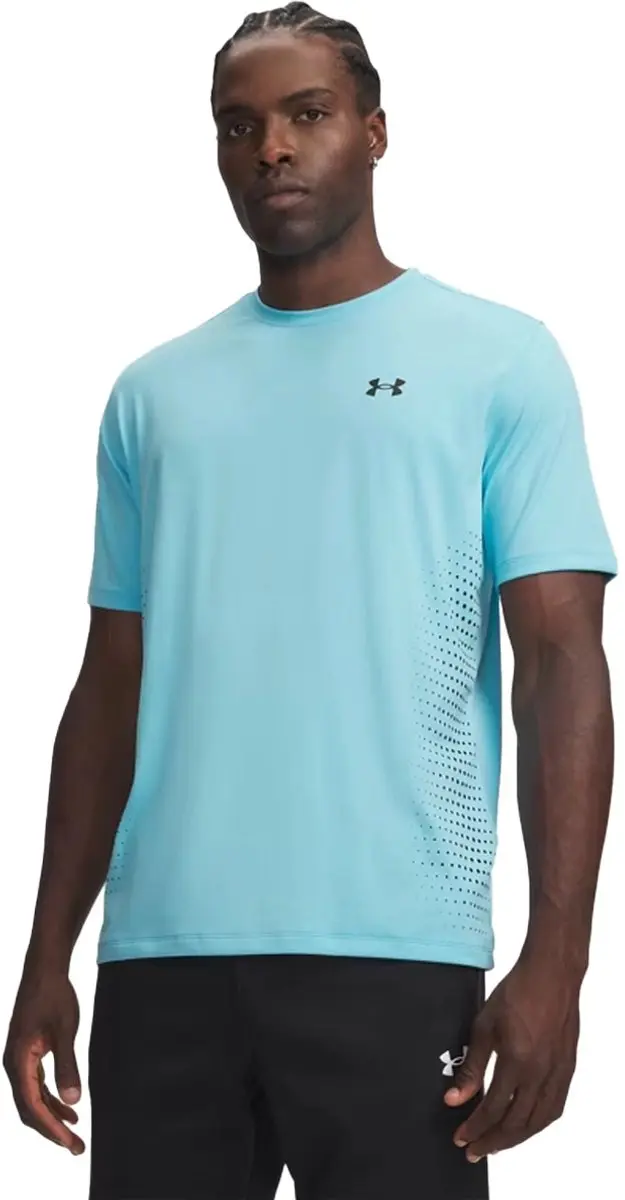 Under armour tech play ss in de kleur blauw.