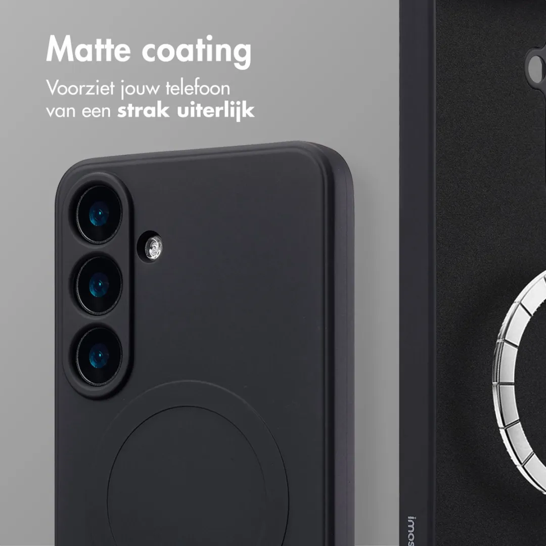 Imoshion Hoesje Samsung Galaxy S25 Plus - Magnetische Ring - Zwart