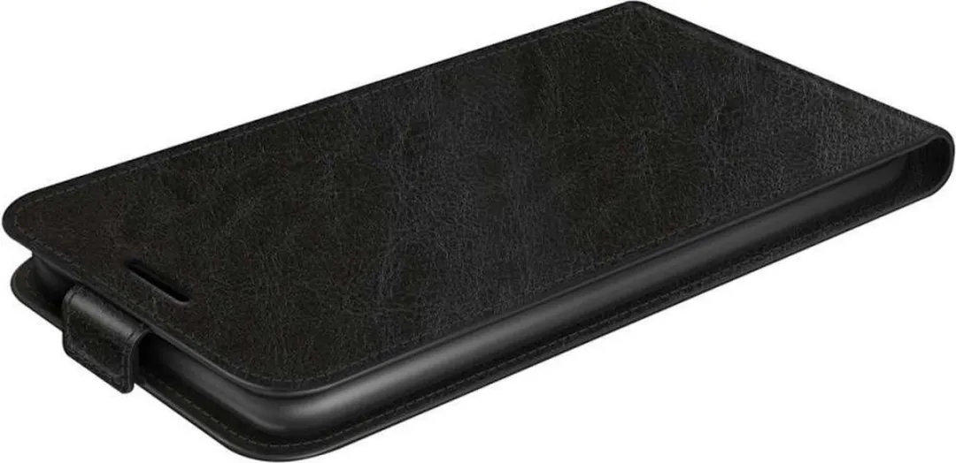 Just in Case Vertical Flip Case iPhone 14 Pro Max - 2 Pasjes - Zwart