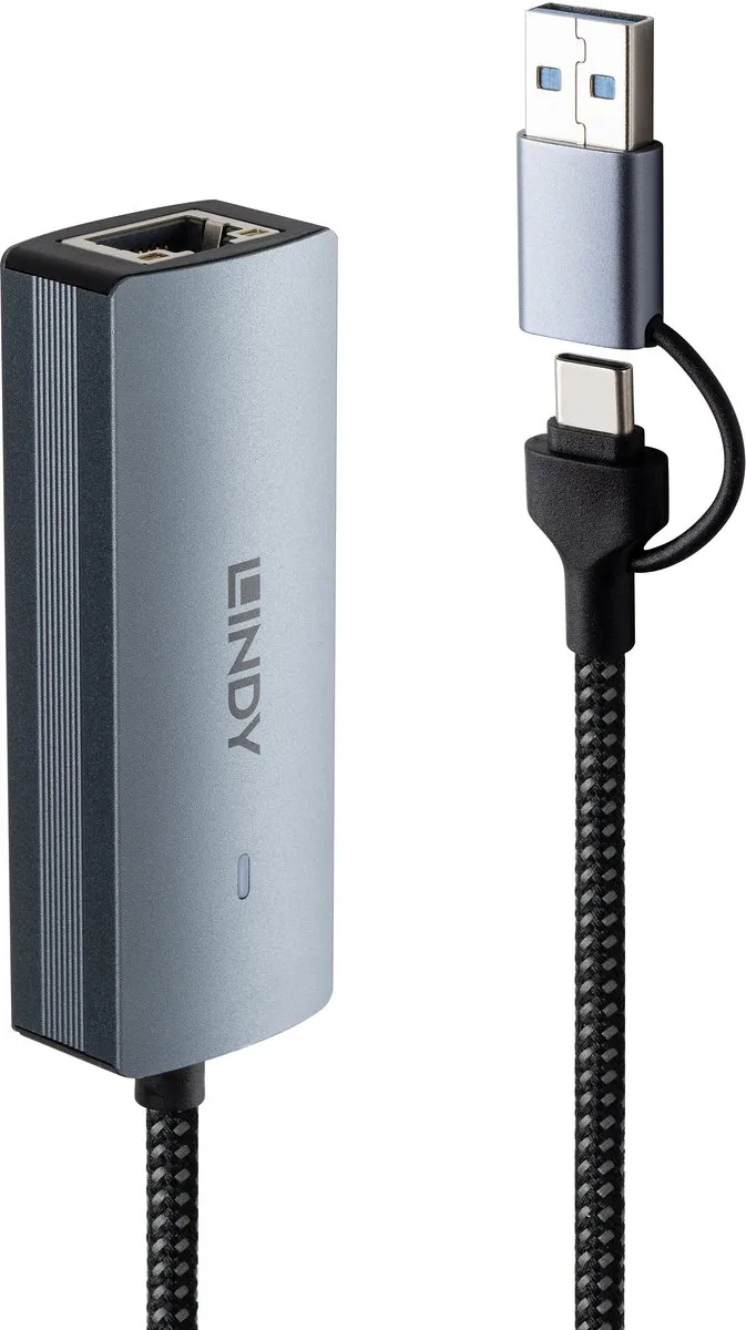 Lindy 43415 USB 3.2 Gen 2 Type-C Hub - Grijs - afbeelding 2 van 5