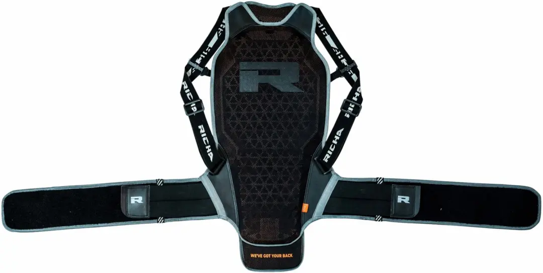 Richa D3O Backshield Rugprotector - Zwart - afbeelding 2 van 2