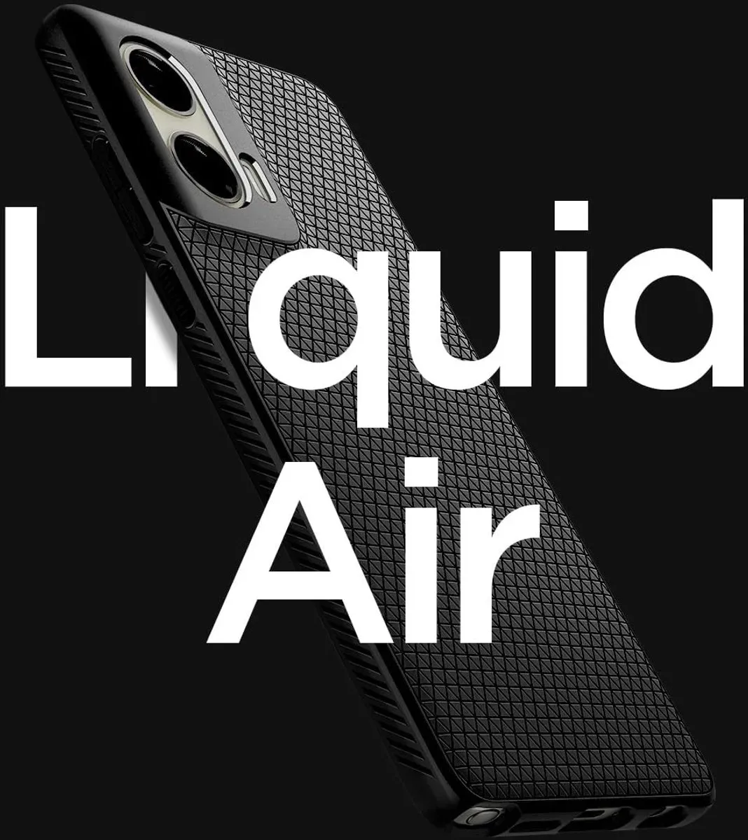Spigen Liquid Air Hoesje Motorola Moto G Stylus 5G 2024 - Matte Zwart