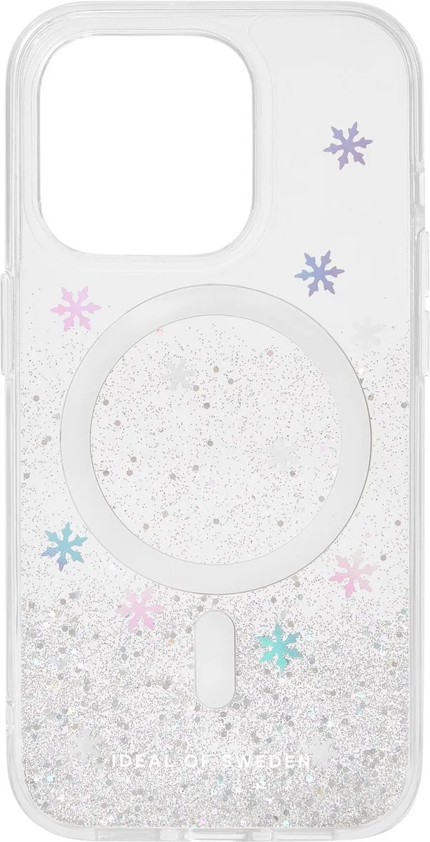 iDeal of Sweden Clear Case Premium MagSafe iPhone 15 Pro - Snow Flake - afbeelding 5 van 5