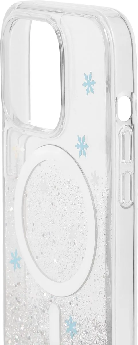 iDeal of Sweden Clear Case Premium MagSafe iPhone 15 Pro - Snow Flake - afbeelding 3 van 5