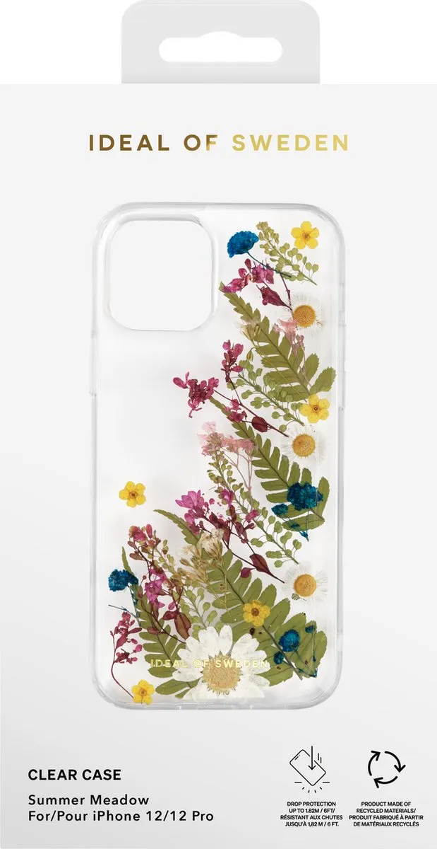 iDeal of Sweden Clear Case Premium iPhone 12/12 Pro - Summer Meadow