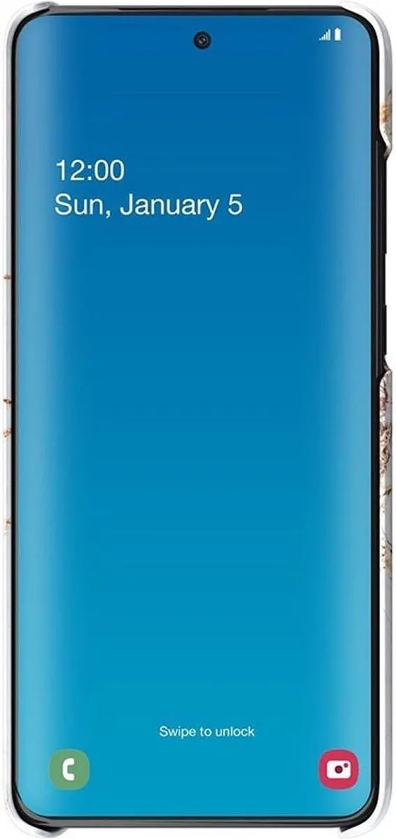 iDeal of Sweden Samsung Galaxy S20 Hoesje - Carrara Gold - IDFCA16-S11E-46