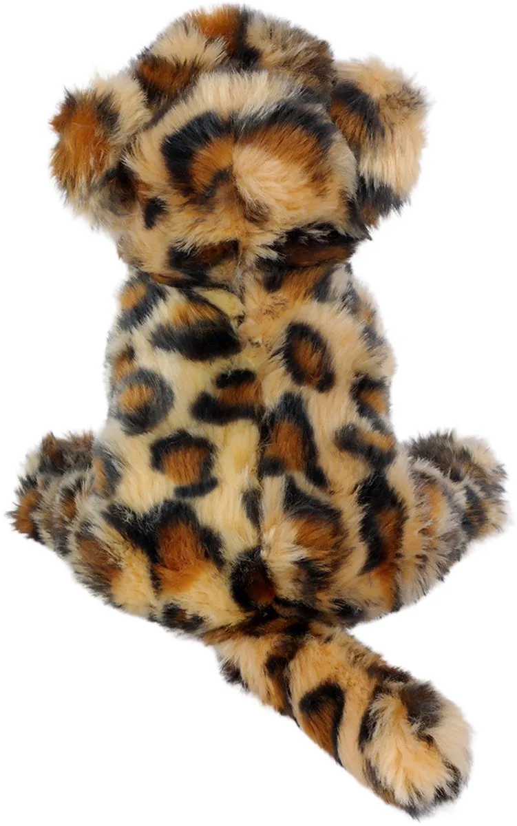 PIA Soft Toys Luipaard Knuffel 20cm - Beige/Bruin/Zwart