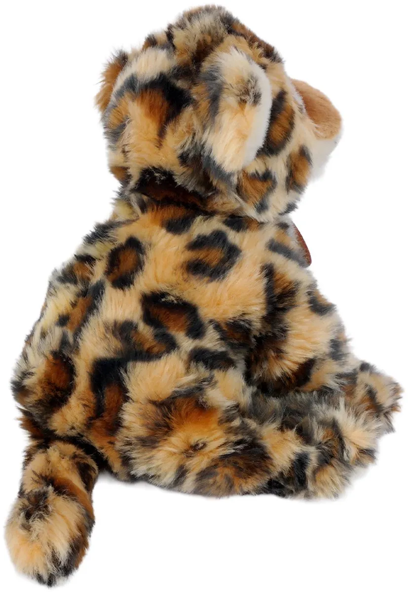 PIA Soft Toys Luipaard Knuffel 20cm - Beige/Bruin/Zwart