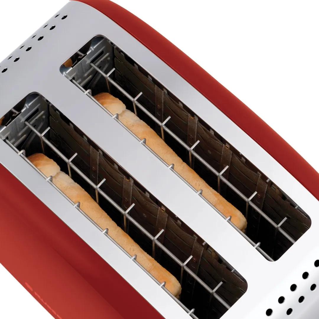 Russell Hobbs Colours Plus Broodrooster 26554-56 - 2 Snacks - 1670W - Rood