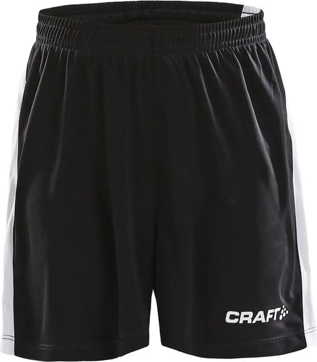 Craft Longer Short Kinderbroek - Zwart - 122/128 - afbeelding 2 van 3