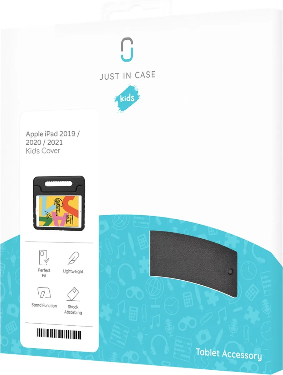 Just in Case Kids Case Ultra EVA iPad 10.2 inch - Zwart