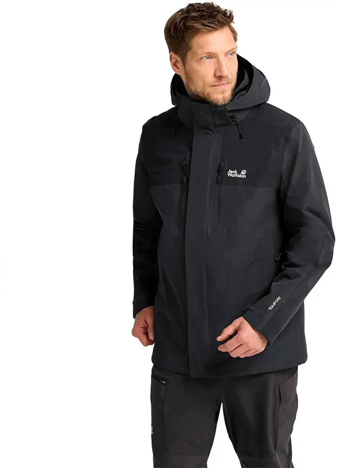 Jack Wolfskin Jasper Pro 2l Jas Zwart S Man
