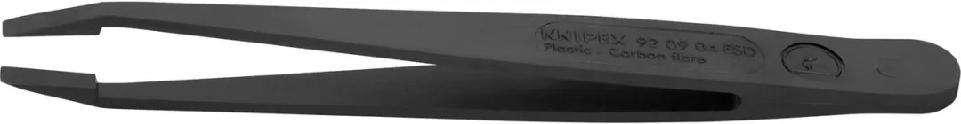 Knipex kunststof pincet ESD, zwart - 920904ESD