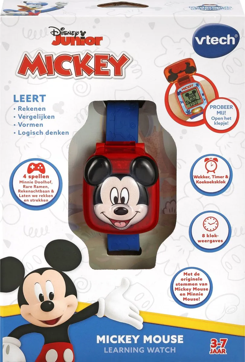 VTech Mickey Learning Watch 80-554223 - Blauw