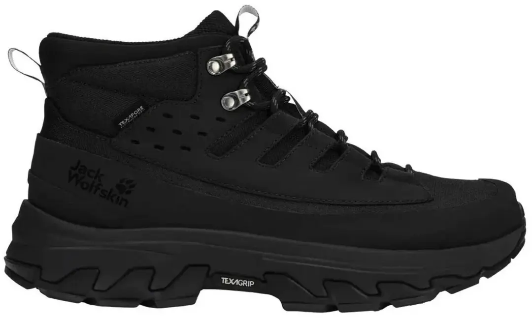 Jack Wolfskin Apex Hike Texapore Mid Wandelschoenen Zwart EU 45 Man