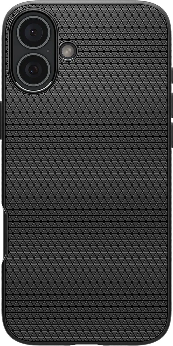 Spigen Liquid Air Hoesje ACS08066 - iPhone 16 Plus - Zwart - afbeelding 6 van 6