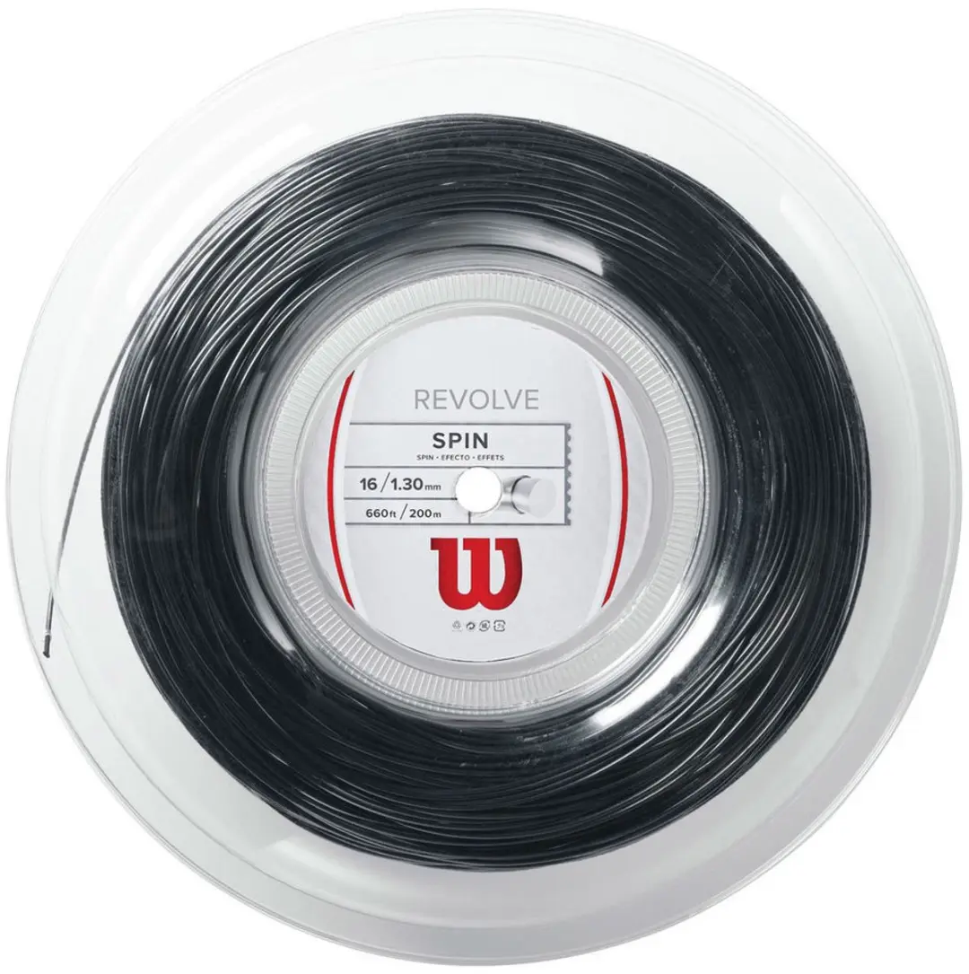 Wilson Revolve Reel Tennissnaar - 1.35mm - Zwart - afbeelding 2 van 3