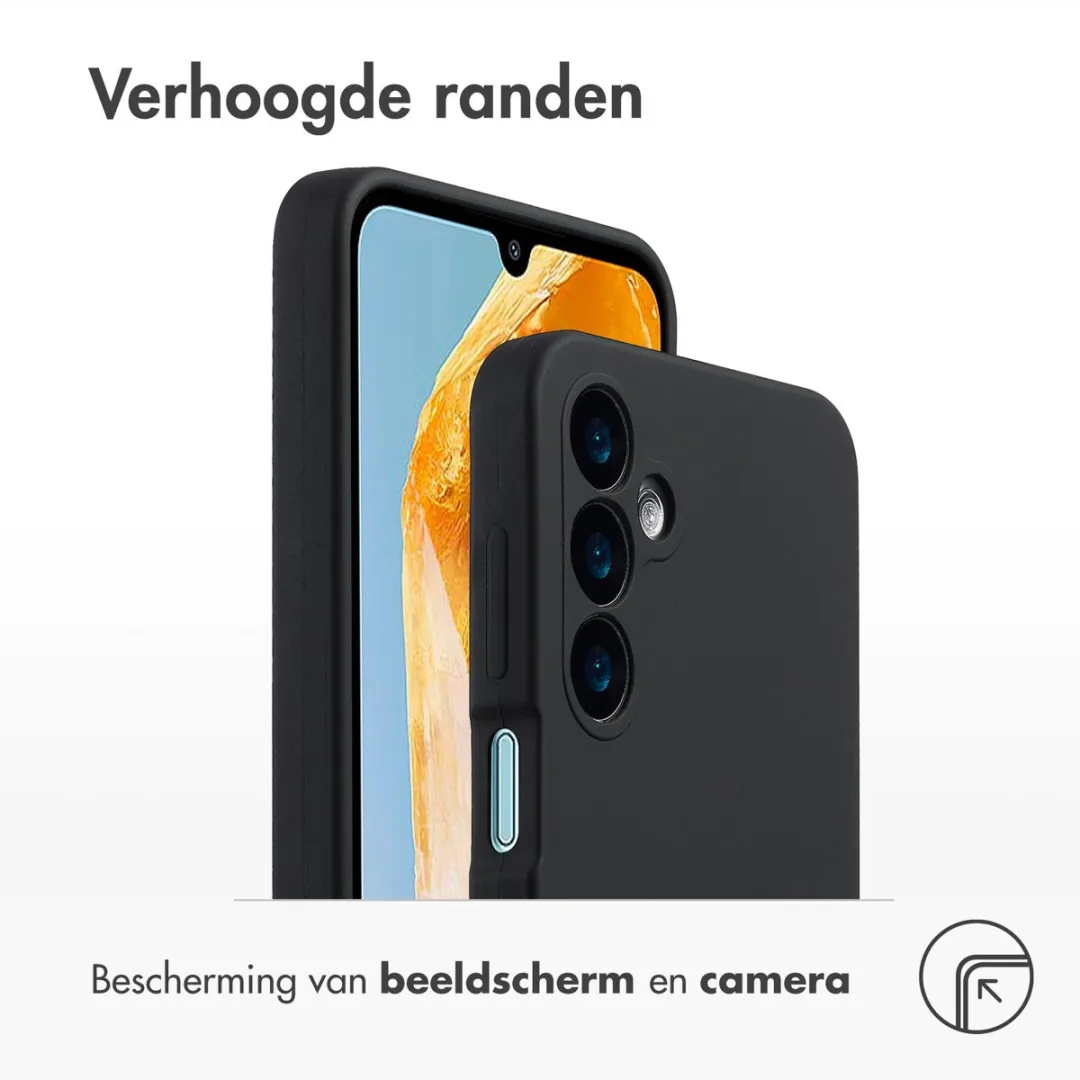 Accezz Hoesje Samsung Galaxy A16 - Liquid Silicone Zwart
