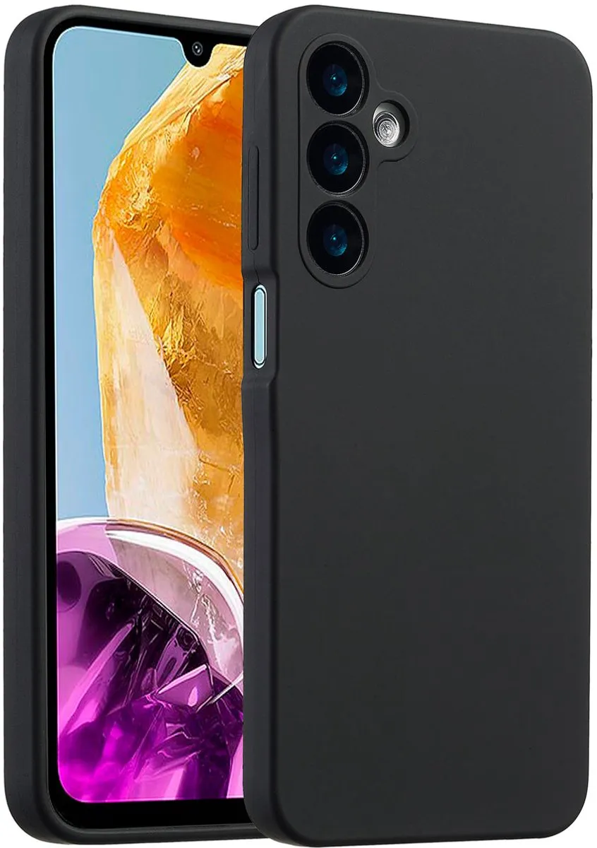 Accezz Hoesje Samsung Galaxy A16 - Liquid Silicone Zwart