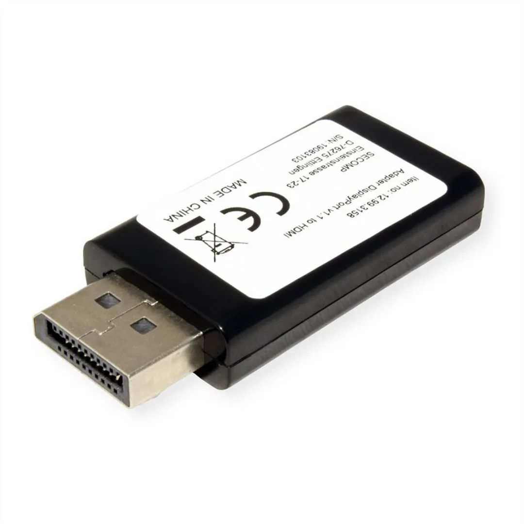 Value 12.99.3158 DisplayPort-HDMI Adapter - Zwart