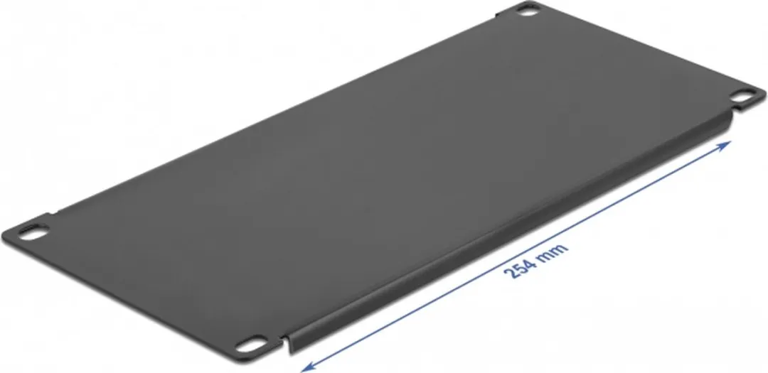 Delock 66662 Netwerkkast Blind Cover 3U - Zwart - afbeelding 3 van 3