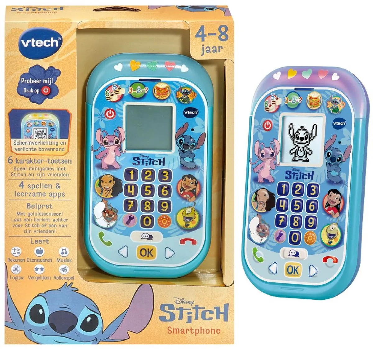 VTech Stitch Smartphone - Multicolor - afbeelding 6 van 6
