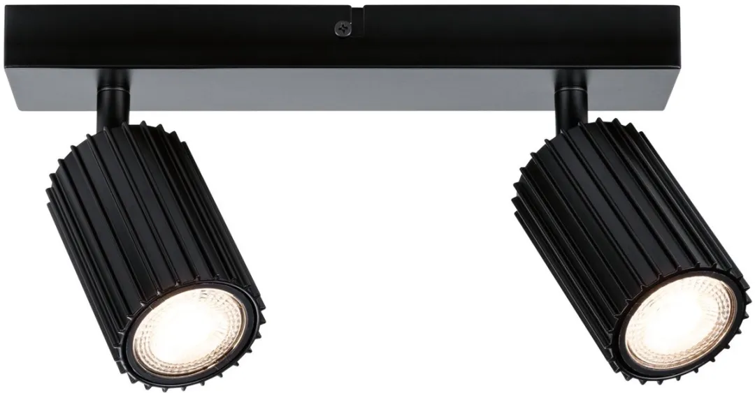 Paulmann Lirena Spotlight GU10 2x10W - Zwart mat