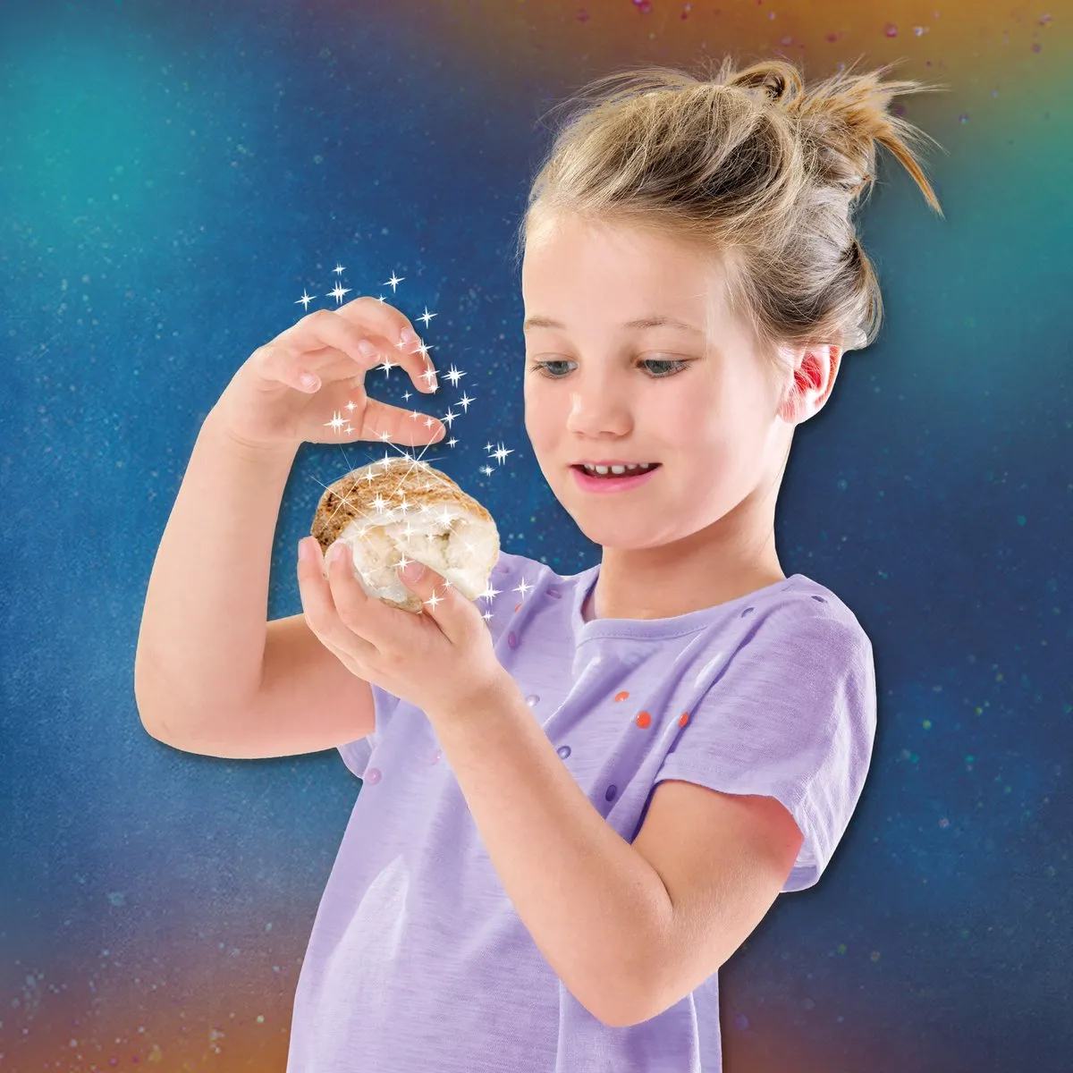 SES Creative Explore Geodes Openbreken - 3 Stenen - 25079