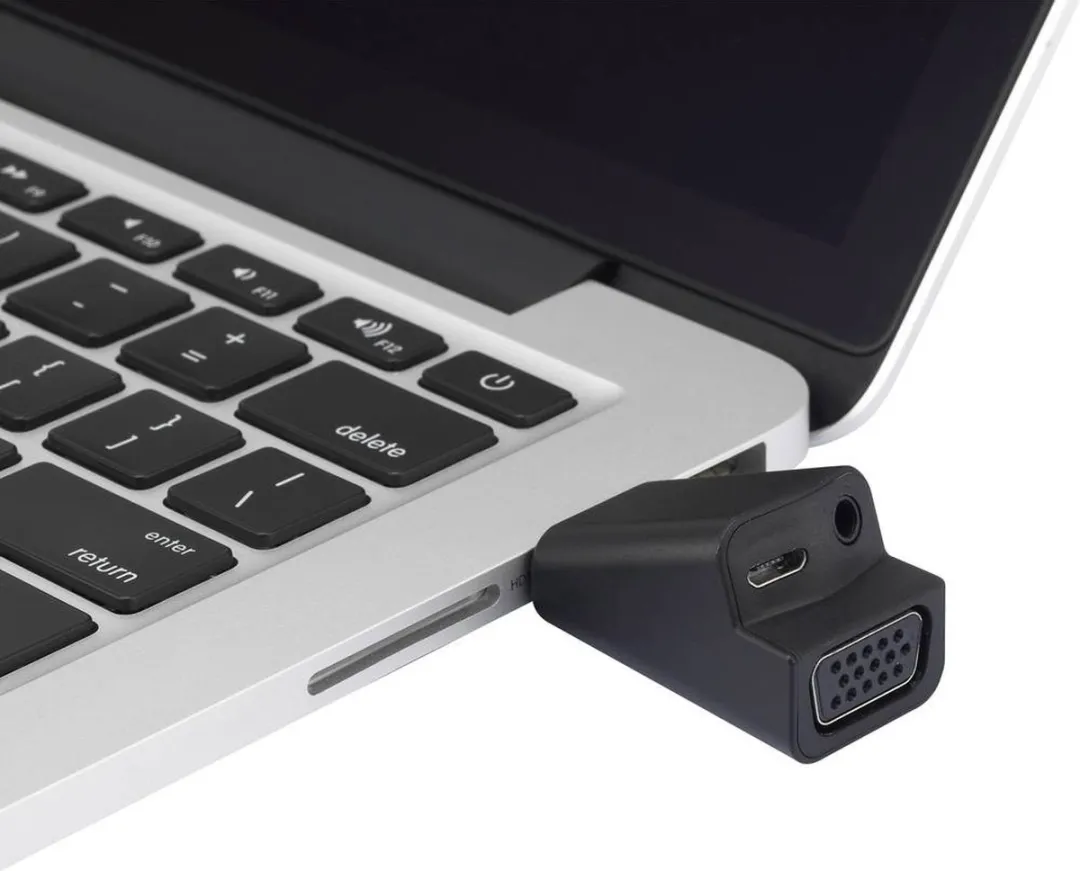 Renkforce RF-4149768 HDMI naar VGA Adapter - Zwart