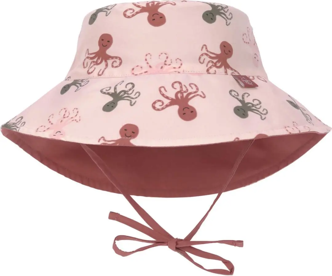Lässig Hoed Vissershoedje met UV-bescherming Splash & Fun Octopus rose 19-36 ma