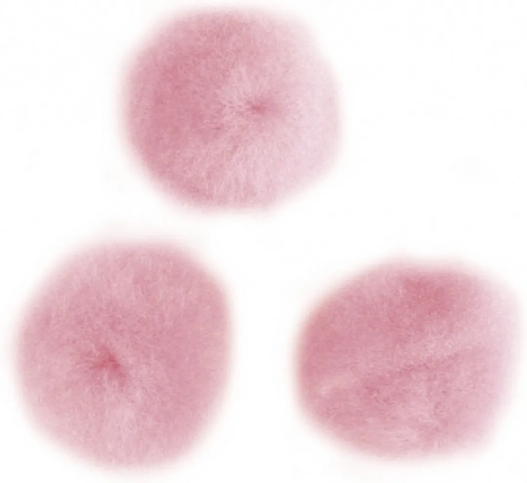 Rayher Hobby Pompons Roze 15mm