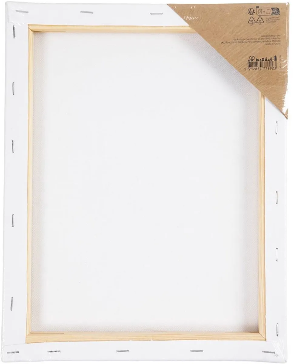 Creativ Company Schildercanvas Bloemen 24x30cm - Multicolor