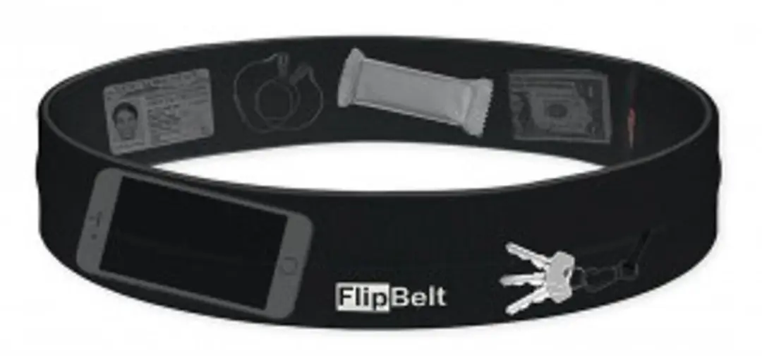 FlipBelt Classic Hardloopriem - Zwart - L - afbeelding 5 van 5