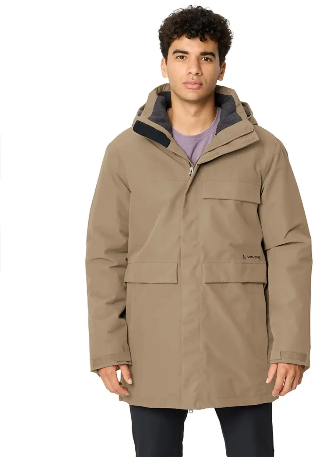 Vaude Idris Heren Parka met Wolvoering