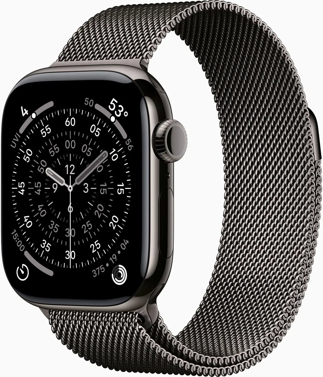 Apple Watch 11 42mm - Slate Titanium + Milanese Loop - 370mAh