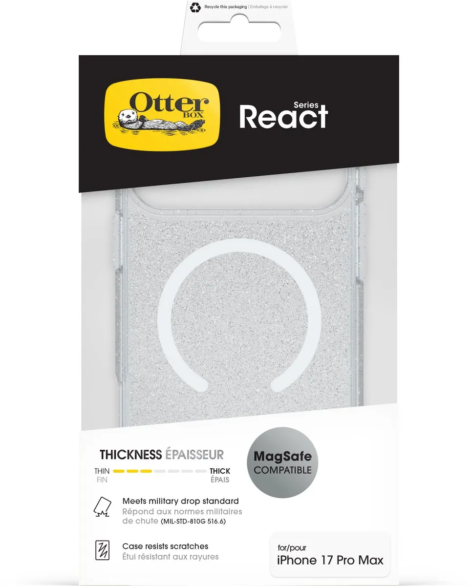 OtterBox React 77-99283 MagSafe Hoesje - iPhone 17 Pro Max - Sterrenstof