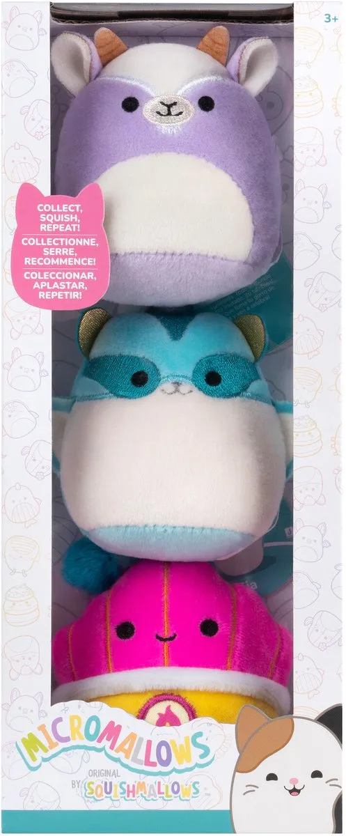 Squishmallows MicroMallows 3 Pack Plush