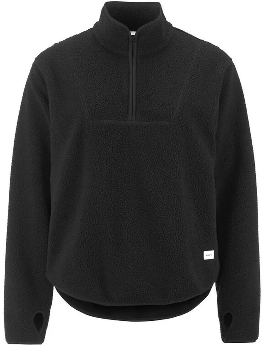 Craft Join Pile Fleece Hz W Black