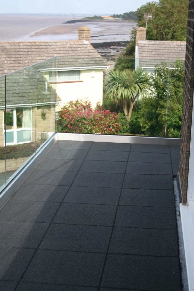 Intergard Rubberen Tegels Groen 500x500x65mm