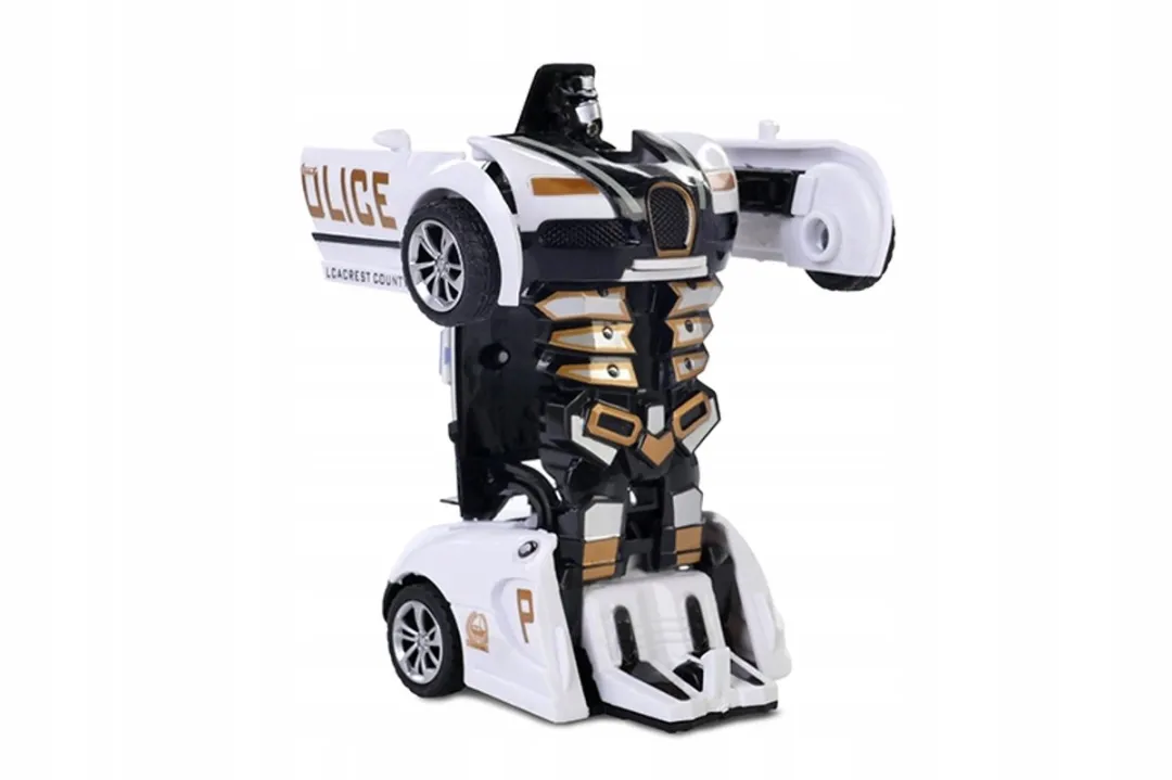 Politieauto Robot transformeerbaar speelgoed voor jongens