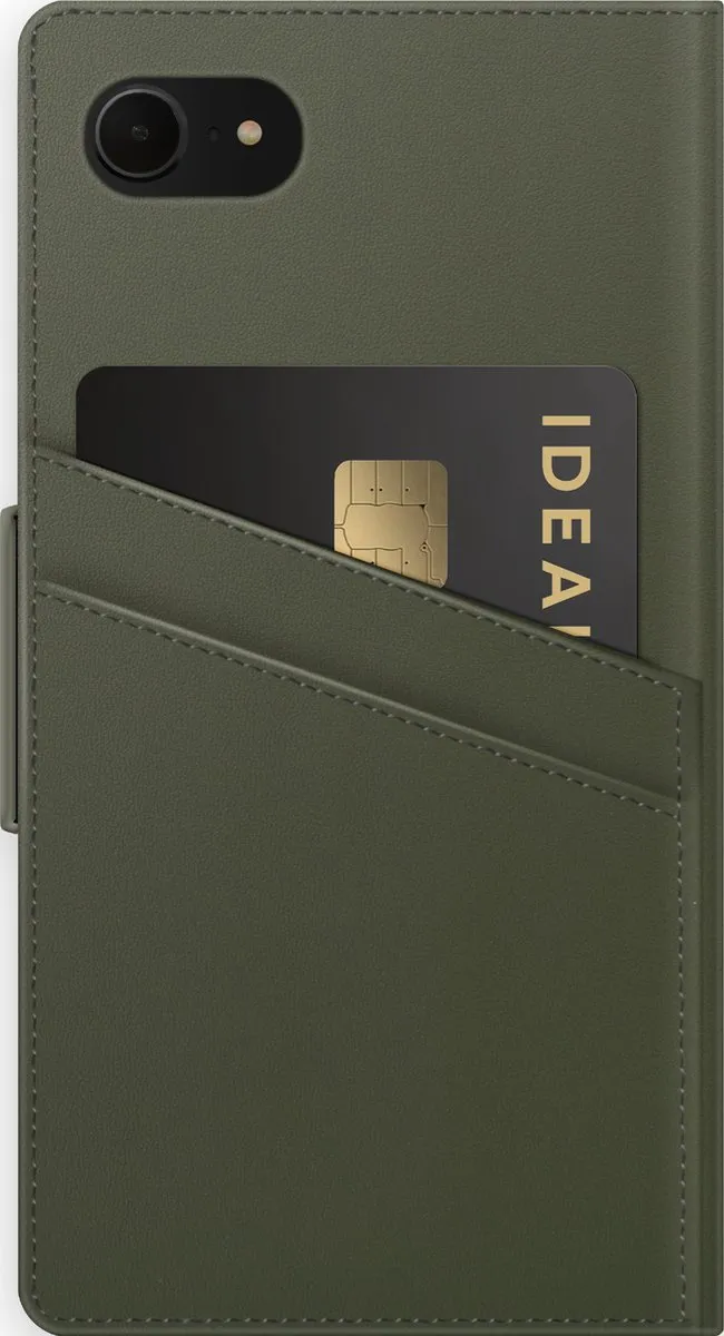 iDeal of Sweden Atelier Wallet iPhone 8/7/6/6s/SE - Intense Khaki - afbeelding 6 van 6