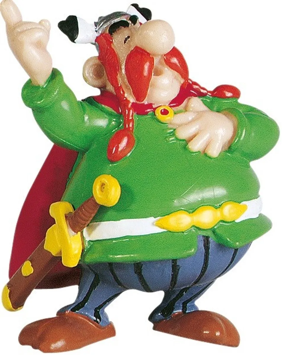 Plastoy Asterix Abraracourcix/Vitalstatistix Figuur 6cm