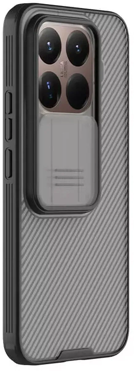 Nillkin CamShield Hoesje Xiaomi 15T Pro - Camera Slider - Transparant Zwart - afbeelding 6 van 6