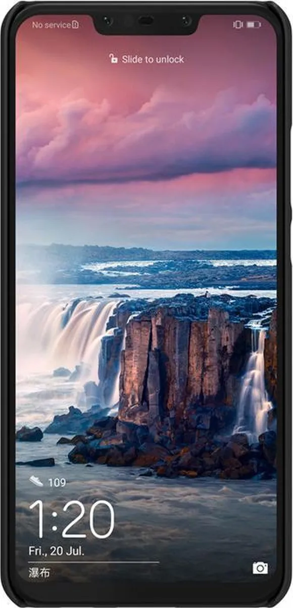 Nillkin Frosted Shield HardCase Huawei P Smart Plus - Zwart - afbeelding 2 van 4