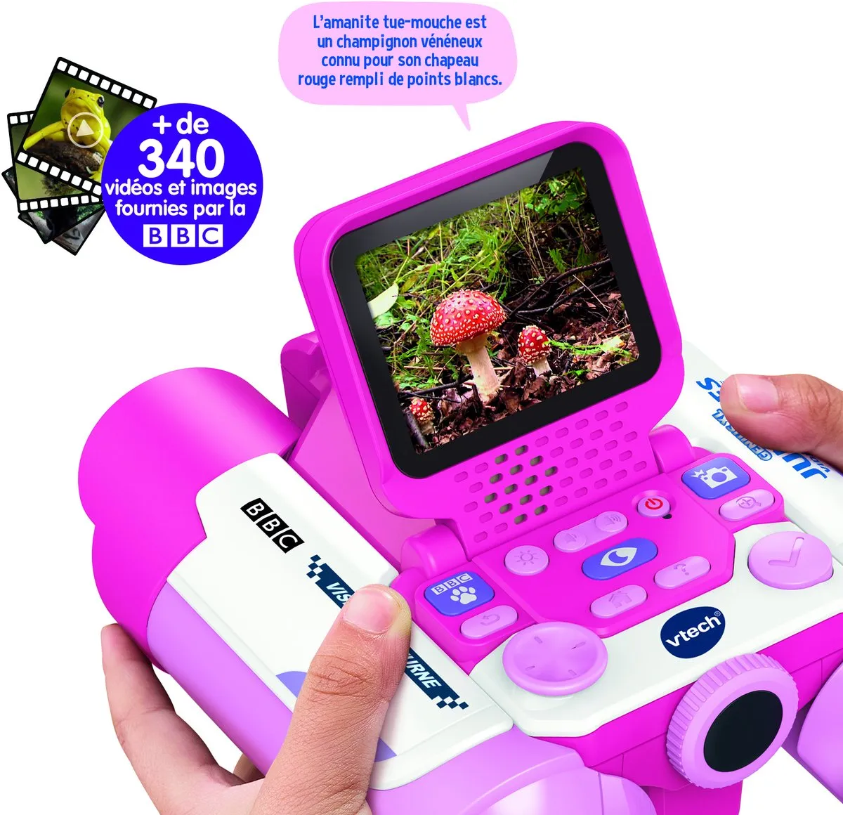 Vtech Genius XL Interactieve Videoverrekijker - Roze - afbeelding 6 van 6