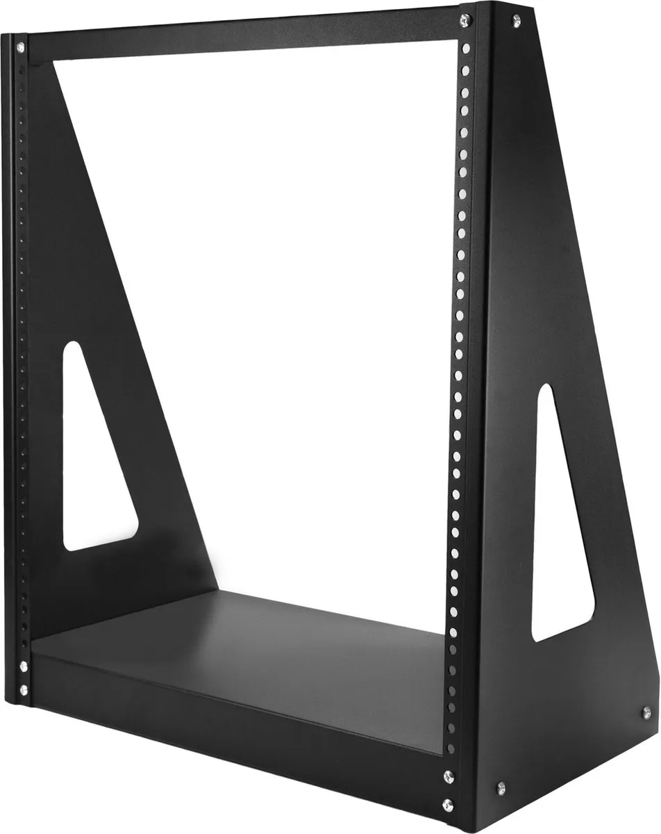 Startech 2POSTRACK12 Wandrek 19" - Zwart - afbeelding 6 van 6