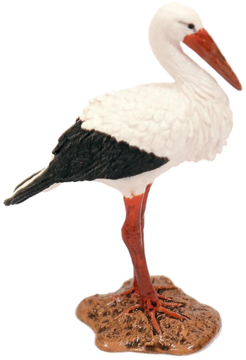 PIA Soft Toys Kraanvogel Speelfiguur 9,5 cm