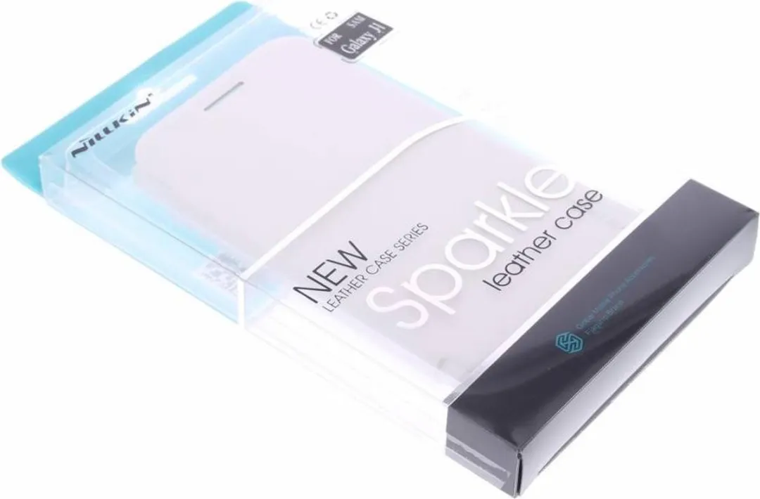 Nillkin Sparkle Booktype Hoes Samsung Galaxy J1 - Wit - afbeelding 6 van 6